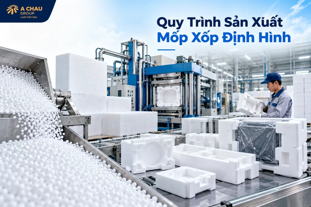 Quy trình sản xuất mốp xốp định hình