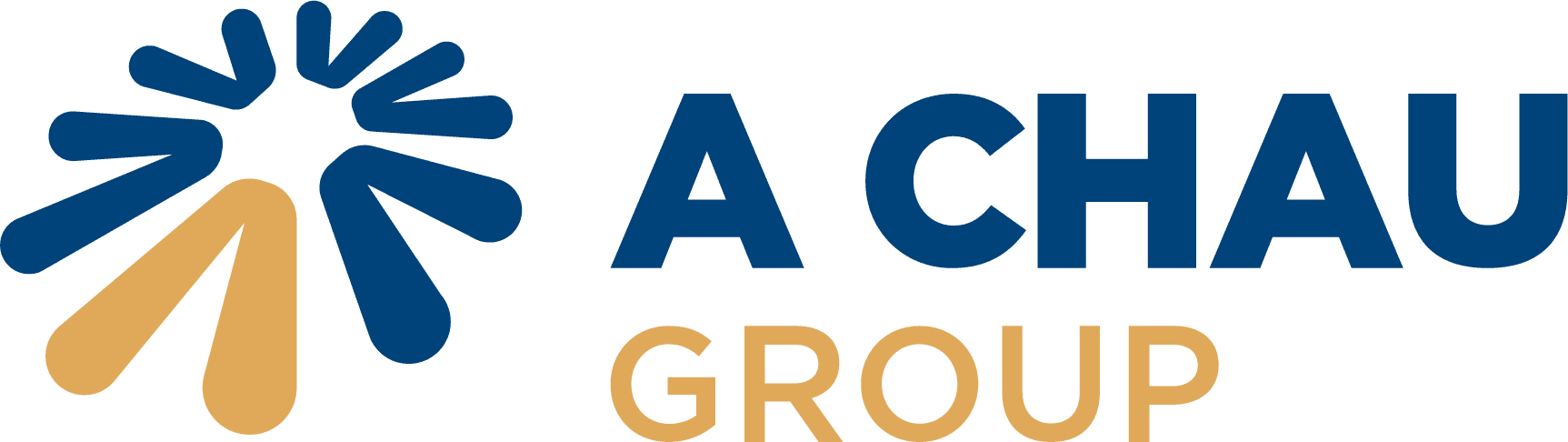 LOGO A CHAU chữ nhật