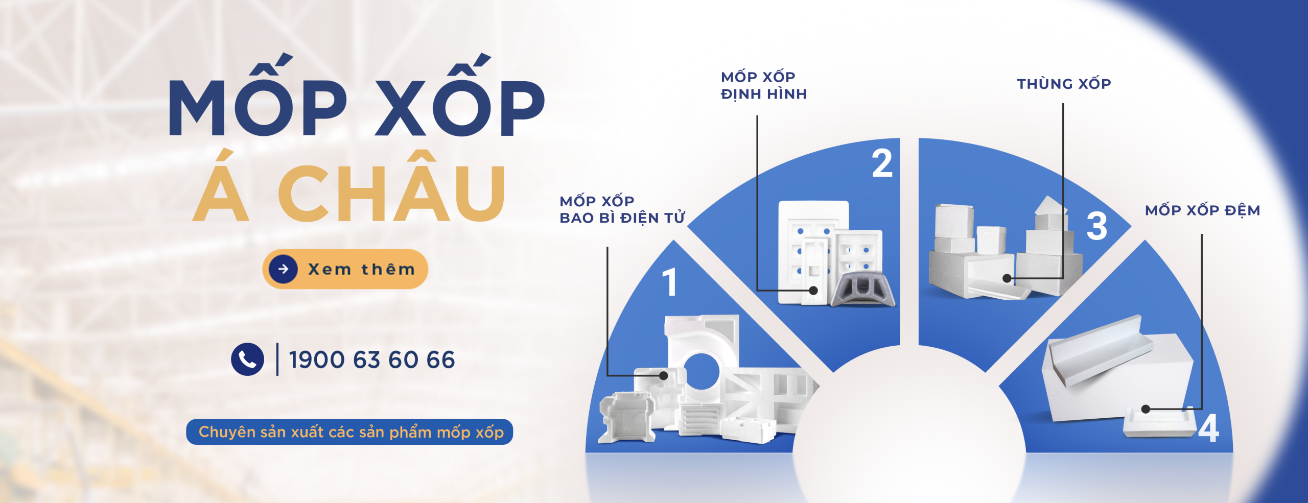 Á Châu công ty sản xuất xốp định hình eps chất lượng cao