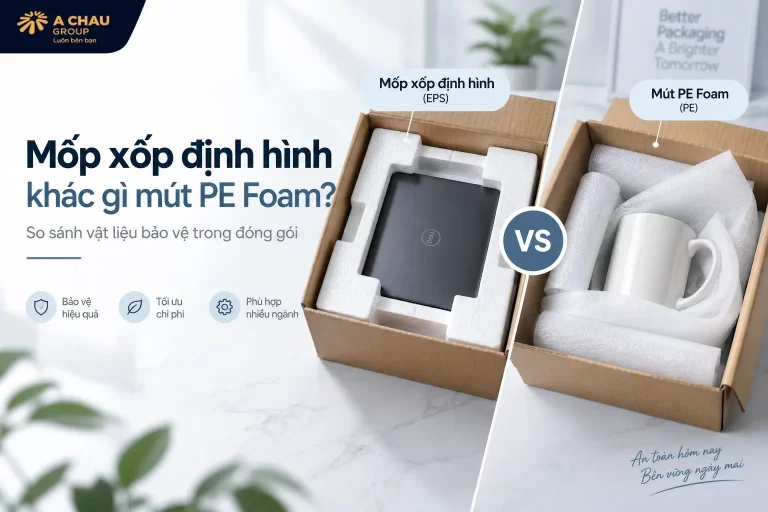 Mốp xốp định hình khác gì mút PE foam?